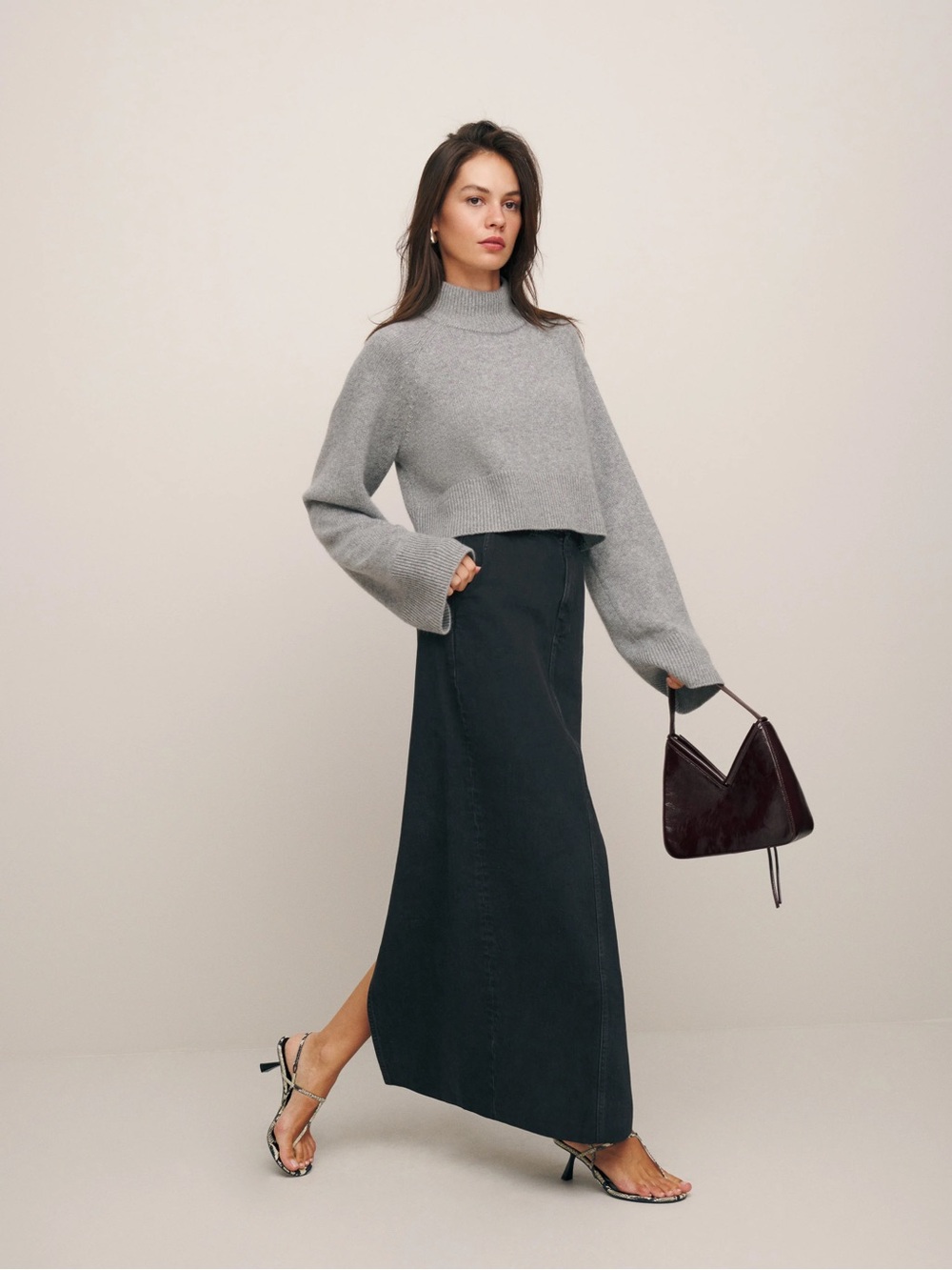 Reformation Jeans Myles Maxi Skirt size 26
